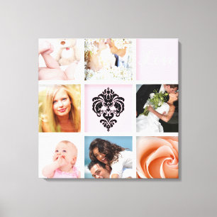 Lienzo personalizado 9-Foto En Lienzo, Plantilla De Marco