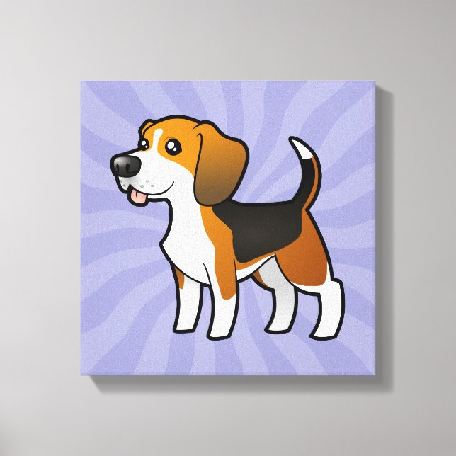 Lienzo Personalizado Beagle (Anverso)