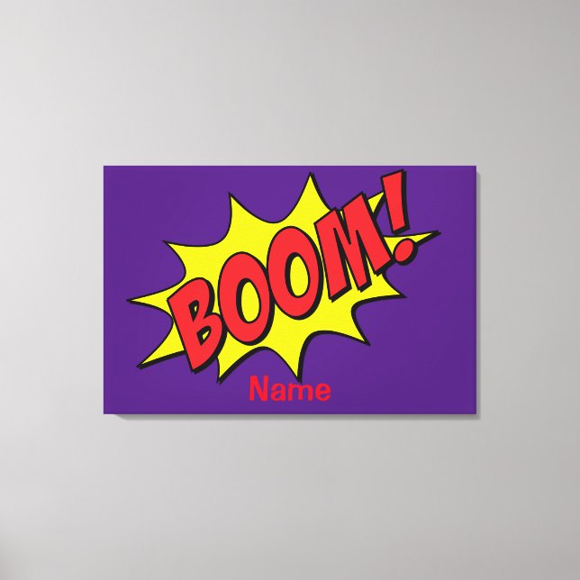 Lienzo Personalizado Boom Thunder_Cove (Anverso)
