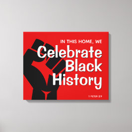 Lienzo Personalizado CELEBRAR HISTORIA NEGRA