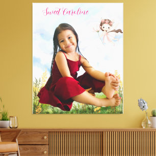 Lienzo personalizado con foto y texto