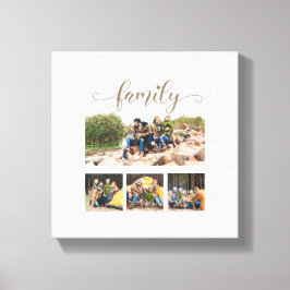 Lienzo Personalizado Cuatro Collages de fotos de familia 