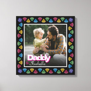 Lienzo Personalizado Daddy & Me Photo Keepsake - Personal