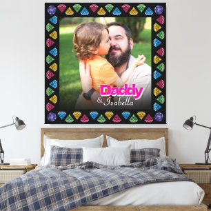 Lienzo Personalizado Daddy & Me Photo Keepsake - Personal