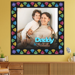 Lienzo Personalizado Daddy & Me Photo Keepsake - Personal
