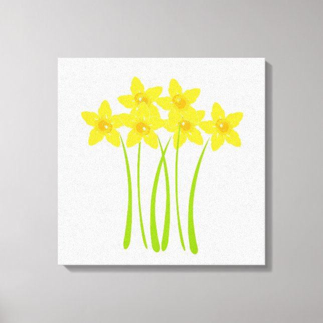 Lienzo Personalizado Daffodils Floral Master Gardener (Anverso)