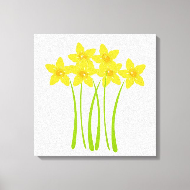 Lienzo Personalizado Daffodils Floral Master Gardener (Anverso)