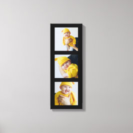 Lienzo Personalizado de adición de 3 fotografías personal