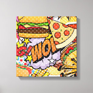 Lienzo Personalizado de alimentos