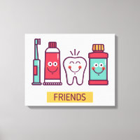 Personalizado de amigos de atención oral