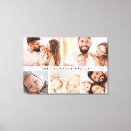 Lienzo Personalizado de collage de fotografías familiares