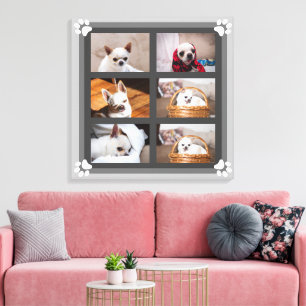 Lienzo Personalizado de fotos de tu perro mascota chihuah