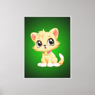 Lienzo Personalizado de gatos adorable