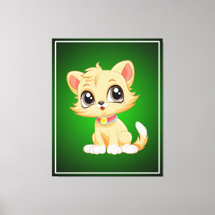 Lienzo Personalizado de gatos adorable