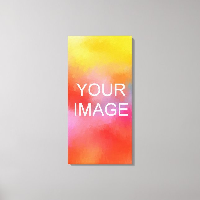 Lienzo Personalizado de la plantilla de imagen fotográfic (Anverso)