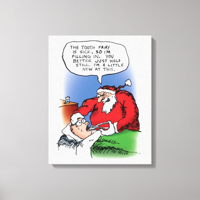Lienzo Personalizado de los Navidades de Fairy Santa Funn (Anverso)
