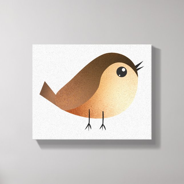 Lienzo Personalizado de pájaro de Sparrow (Anverso)