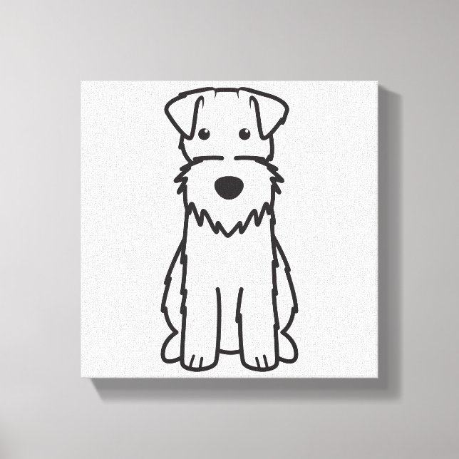 Lienzo Personalizado de Perro Fox Terrier de Wire (Anverso)