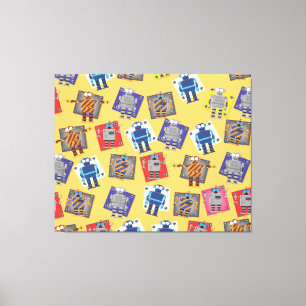 Lienzo Personalizado de robots mecánicos