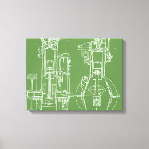 LIENZO PERSONALIZADO DEL BLANCO DEL MODELO DEL VINTAGE