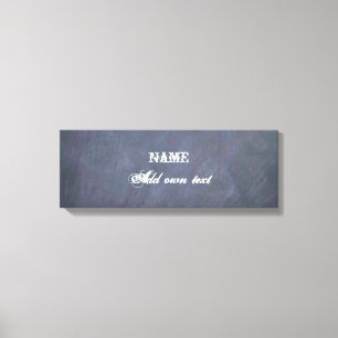 Lienzo Personalizado en el tablero de caracteres