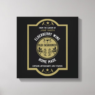 Lienzo Personalizado Homemade Elderberry