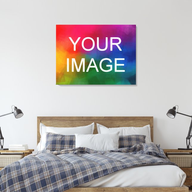 Lienzo Personalizado Imagen Foto Imagen Logo Mejor Calida (Insitu(Dormitorio))