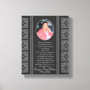 Lienzo Personalizado Memorial Keepsakes