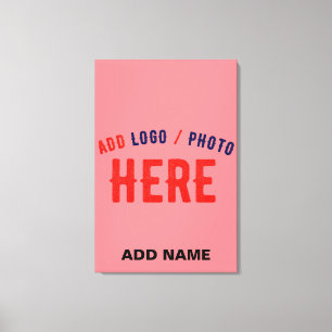 LIENZO PERSONALIZADO MODERNO ELEGANTE SALMON PINK VERIFIC