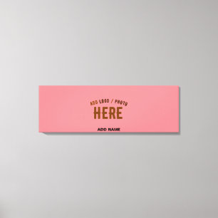 LIENZO PERSONALIZADO MODERNO ELEGANTE SALMON PINK VERIFIC
