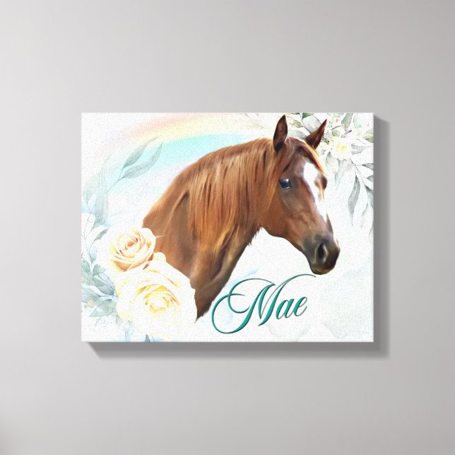 Lienzo Personalizado Nicole - Mae 1 11x14 (Anverso)