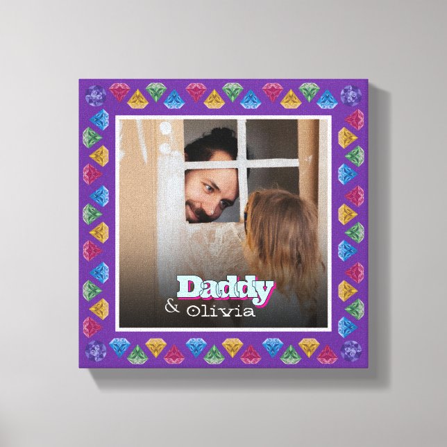 Lienzo Personalizado Papa & Me Photo Keepsake - Personali (Anverso)