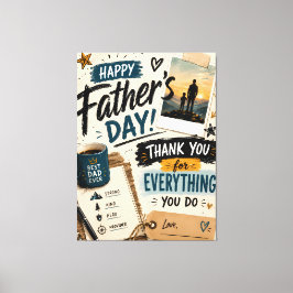 Lienzo personalizado para el Día del Padre