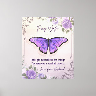 Lienzo Personalizado Para Mi Esposa Carta De Amor Del M