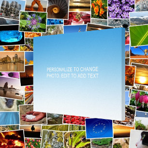 Lienzo Personalizado personalizado Azul Material gráfico