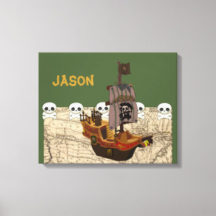 Lienzo Personalizado Pirate Ship Personalize