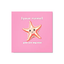 Personalizado Texto o Nombre Diseño Starfish