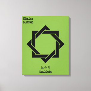Lienzo Personalizado Vintage Minimalista japonés