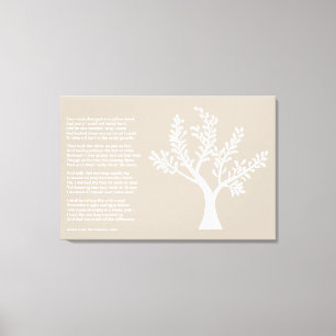 Lienzo PersonalTrees - gris caliente - árbol del poeta
