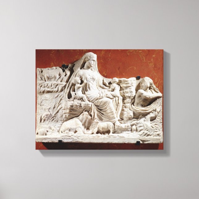 Lienzo Personificación de la madre tierra, alegórica o (Anverso)