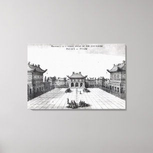 Lienzo Perspectiva de la corte interna