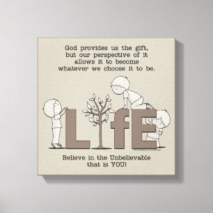 Lienzo Perspectiva de la vida