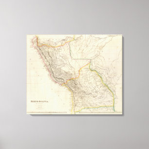 Lienzo Perú y Bolivia