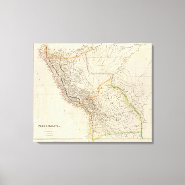 Lienzo Perú y Bolivia (Anverso)