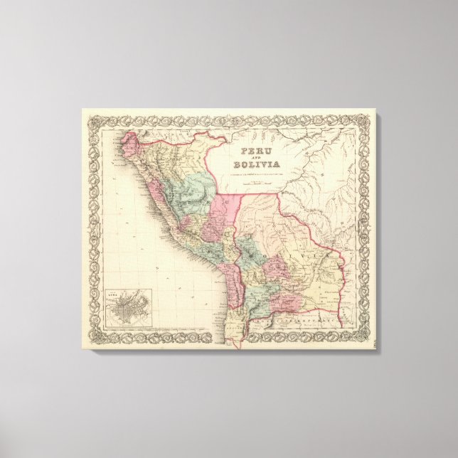 Lienzo Perú y Bolivia 2 (Anverso)