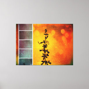 Lienzo Pervoskia Collage Aflame tela envuelta