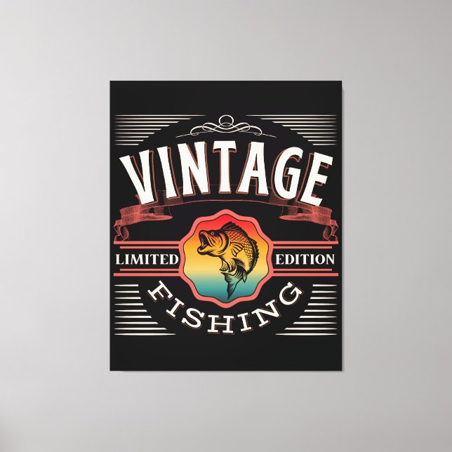 LIENZO PESCA VINTAGE EDICIÓN LIMITADA  (Anverso)