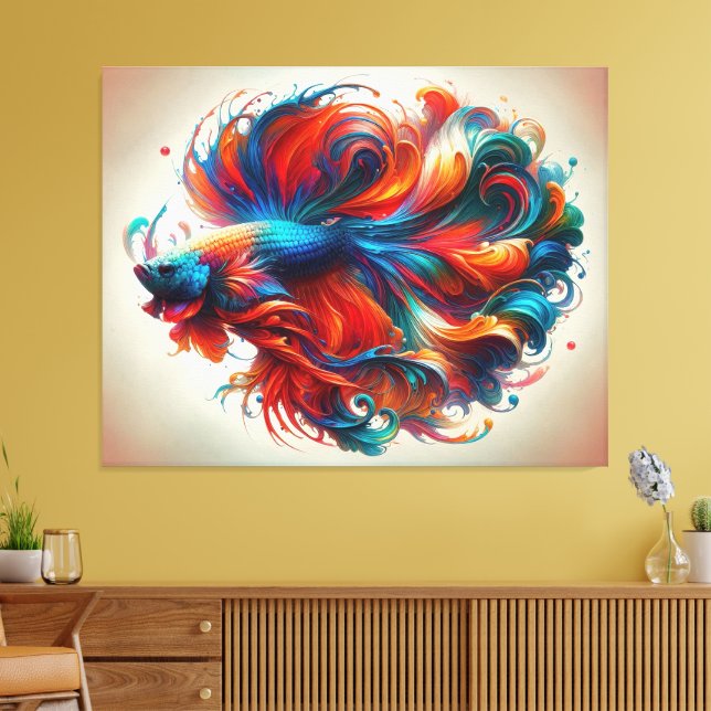 Lienzo Pescado Betta Fantástico (Insitu (Sala de estar))