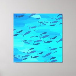 Lienzo Pescado colorido