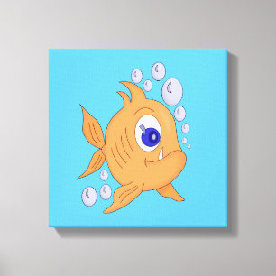 Lienzo Pescado con un estuche para iPhone Funda-Mate